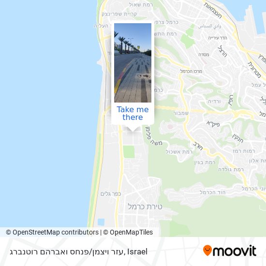 עזר ויצמן/פנחס ואברהם רוטנברג map