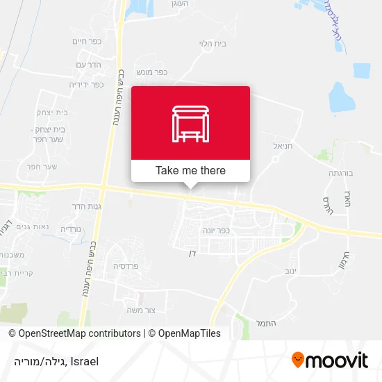 Карта גילה/מוריה