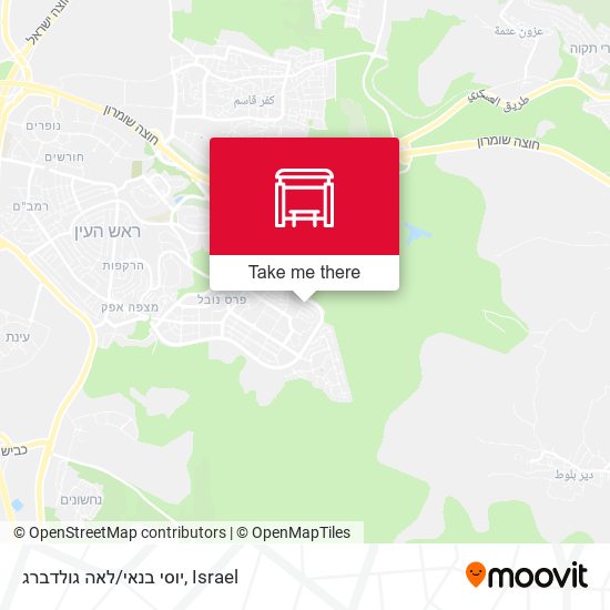 יוסי בנאי/לאה גולדברג map