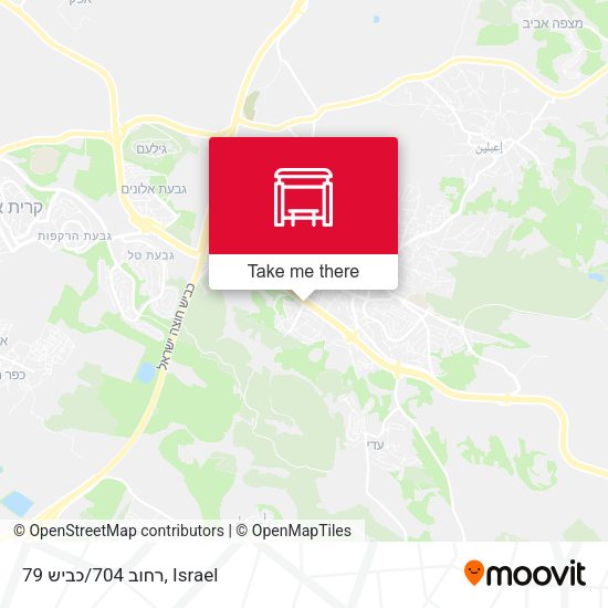 רחוב 704/כביש 79 map