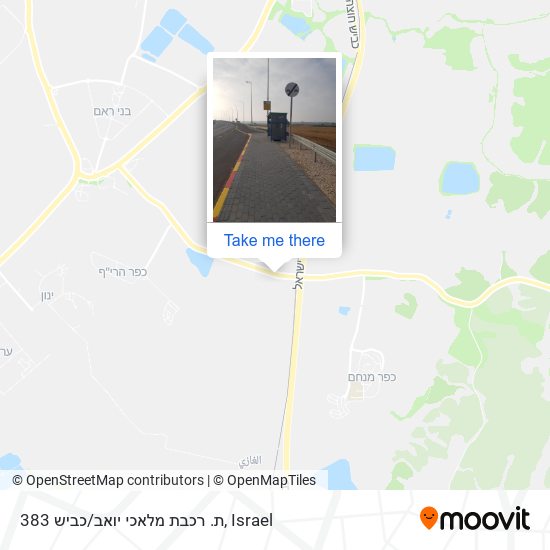 ת. רכבת מלאכי יואב/כביש 383 map