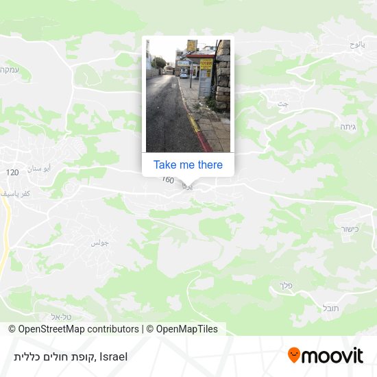 קופת חולים כללית map