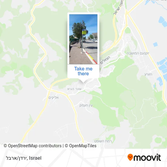 Карта ירדן/ארבל