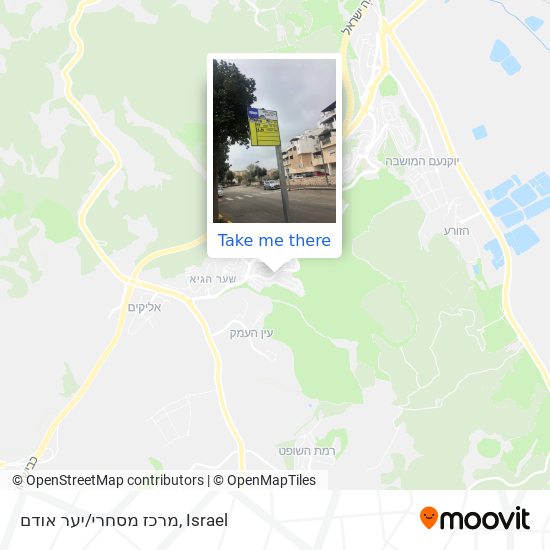 מרכז מסחרי/יער אודם map