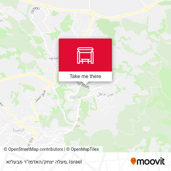 מעלה יצחק/האדמו''ר מבעלזא map