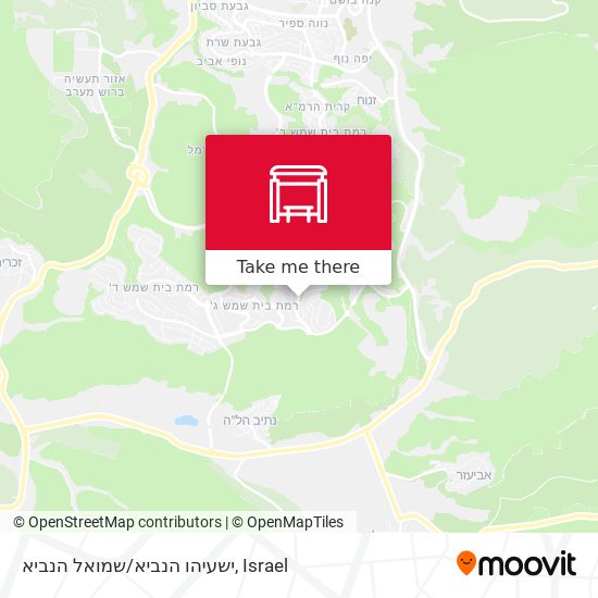 ישעיהו הנביא/שמואל הנביא map