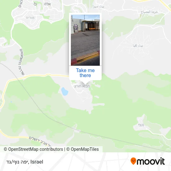 Карта יפה נוף/גד