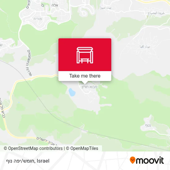 Карта חומש/יפה נוף