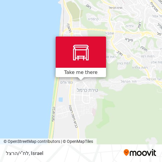 לח''י/הרצל map