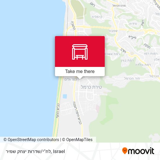 לח''י/שדרות יצחק שמיר map