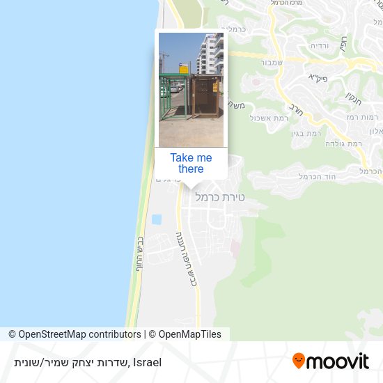 שדרות יצחק שמיר/שונית map