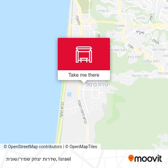 שדרות יצחק שמיר/שונית map