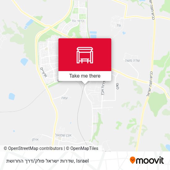 שדרות ישראל פולק/דרך החרושת map
