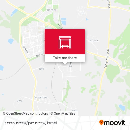 שדרות צורן/שדרות הברזל map