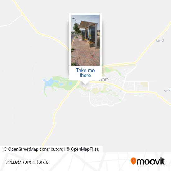 האופק/אגמית map