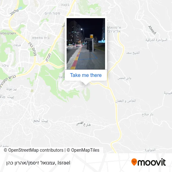 Карта עמנואל זיסמן/אהרון כהן