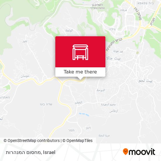 מחסום המנהרות map