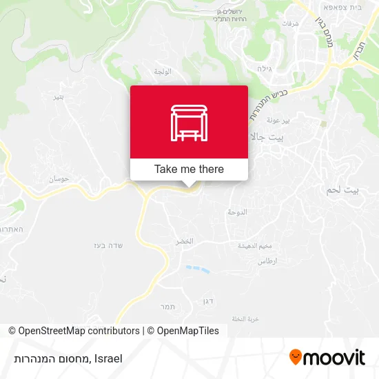 Карта מחסום המנהרות