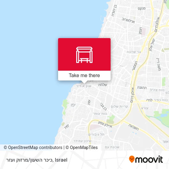 Карта כיכר השעון/מרזוק ועזר