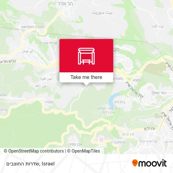 Карта שדרות החוצבים