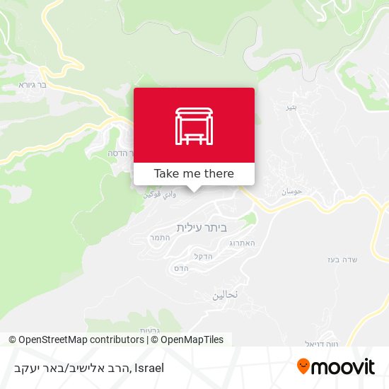 Карта הרב אלישיב/באר יעקב