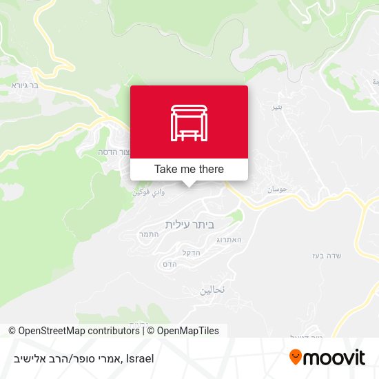אמרי סופר/הרב אלישיב map