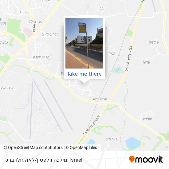 מילכה וולפסון/לאה גולדברג map