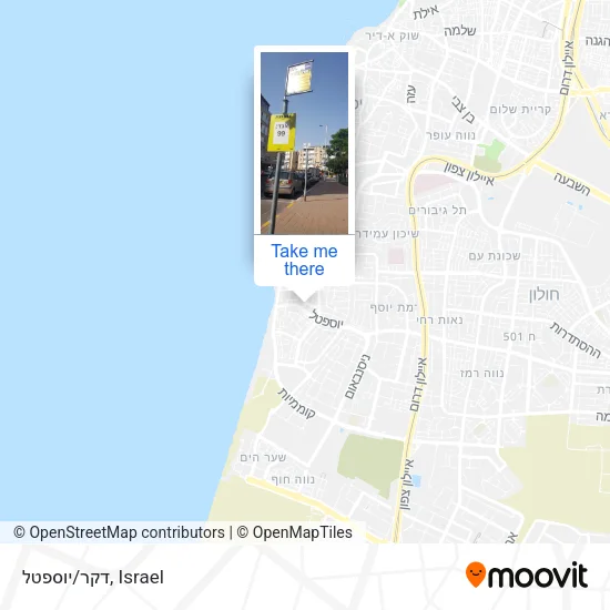 דקר/יוספטל map