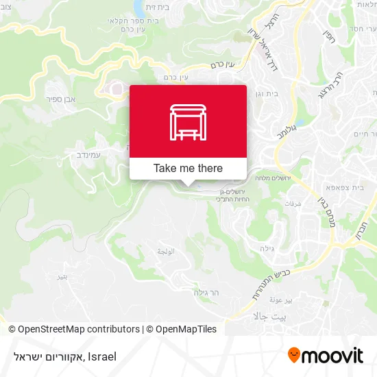 Карта אקווריום ישראל