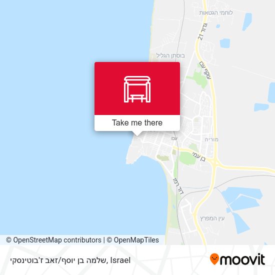 שלמה בן יוסף/זאב ז'בוטינסקי map