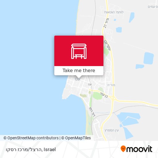 הרצל/מרכז רסקו map