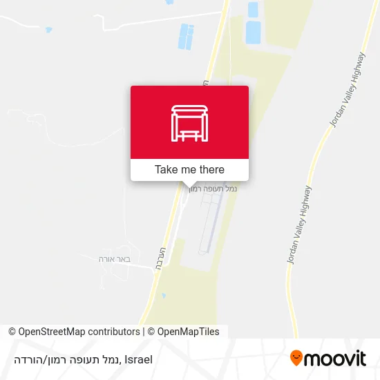 Карта נמל תעופה רמון/הורדה