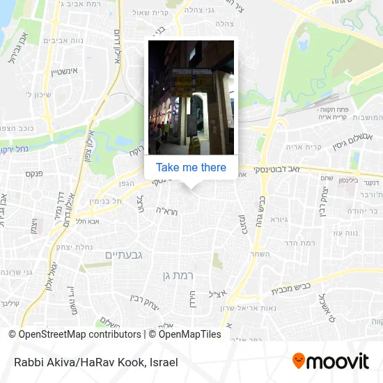 Rabbi Akiva/HaRav Kook map