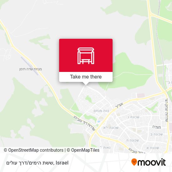 ששת הימים/דרך עולים map