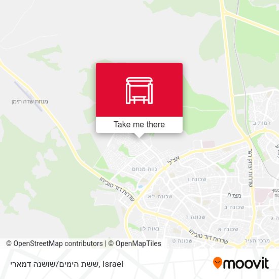 ששת הימים/שושנה דמארי map