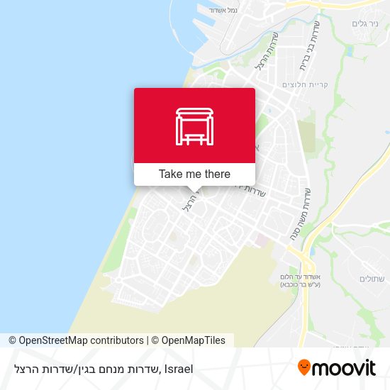שדרות מנחם בגין/שדרות הרצל map
