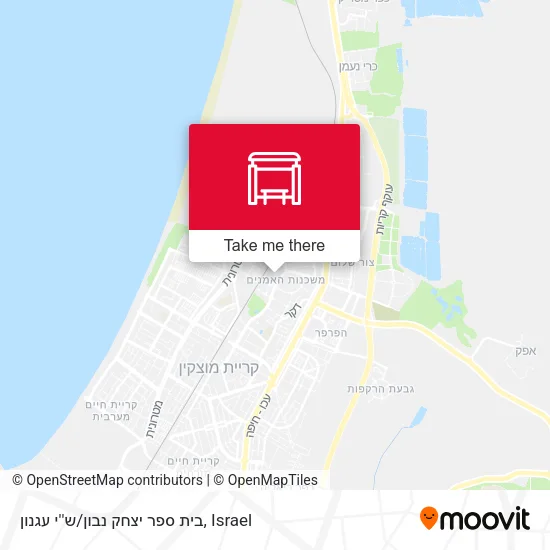 Карта בית ספר יצחק נבון/ש''י עגנון