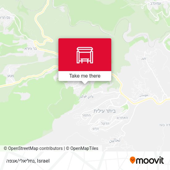 נחליאלי/אנפה map