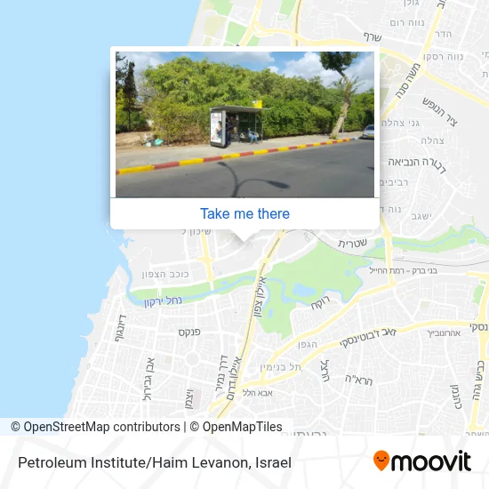 Petroleum Institute / Haim Levanon map