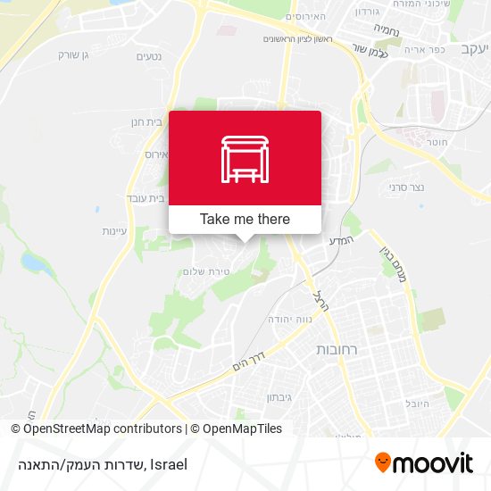 שדרות העמק/התאנה map