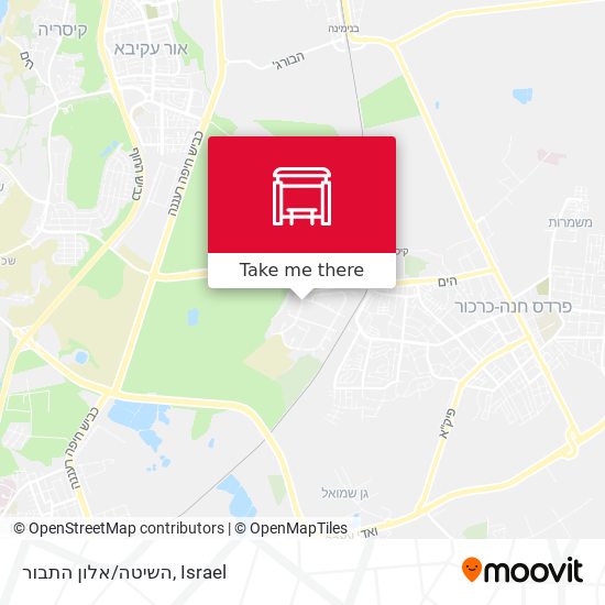 השיטה/אלון התבור map