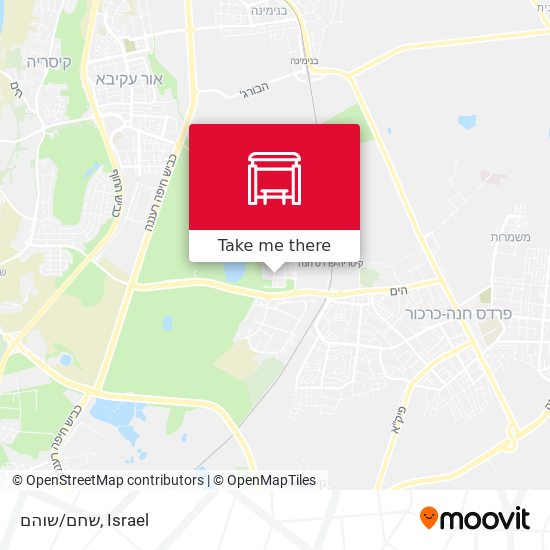 שחם/שוהם map