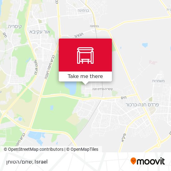 שחם/הטוחן map