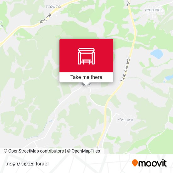 צבעוני/רקפת map