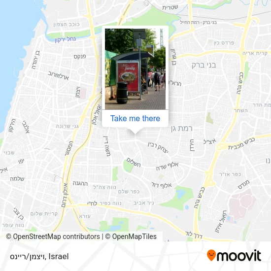 ויצמן/ריינס map