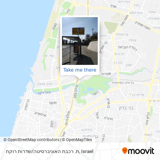 ת. רכבת האוניברסיטה/שדרות רוקח map