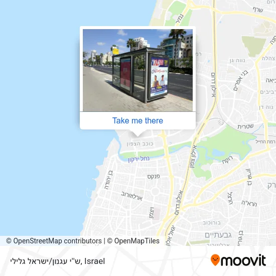 Карта ש''י עגנון/ישראל גלילי