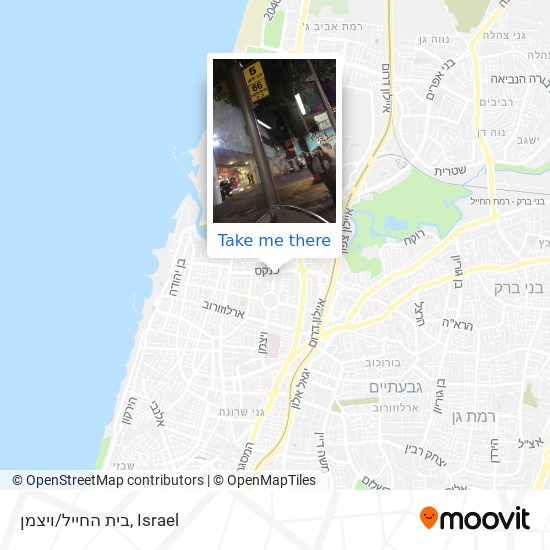 בית החייל/ויצמן map