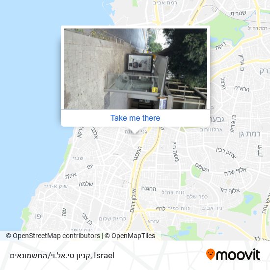 קניון טי.אל.וי/החשמונאים map