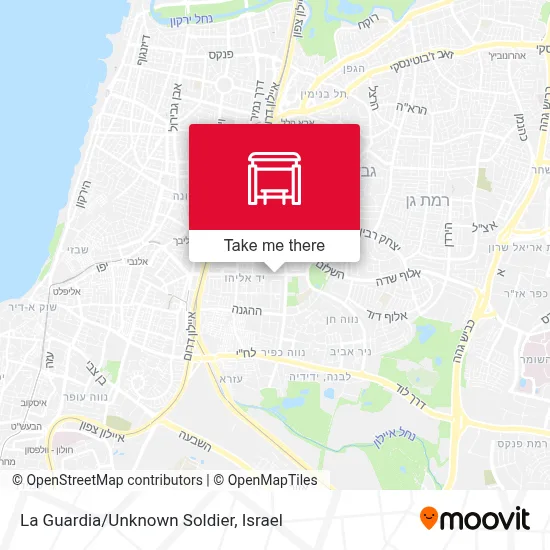 La Guardia/Unknown Soldier map